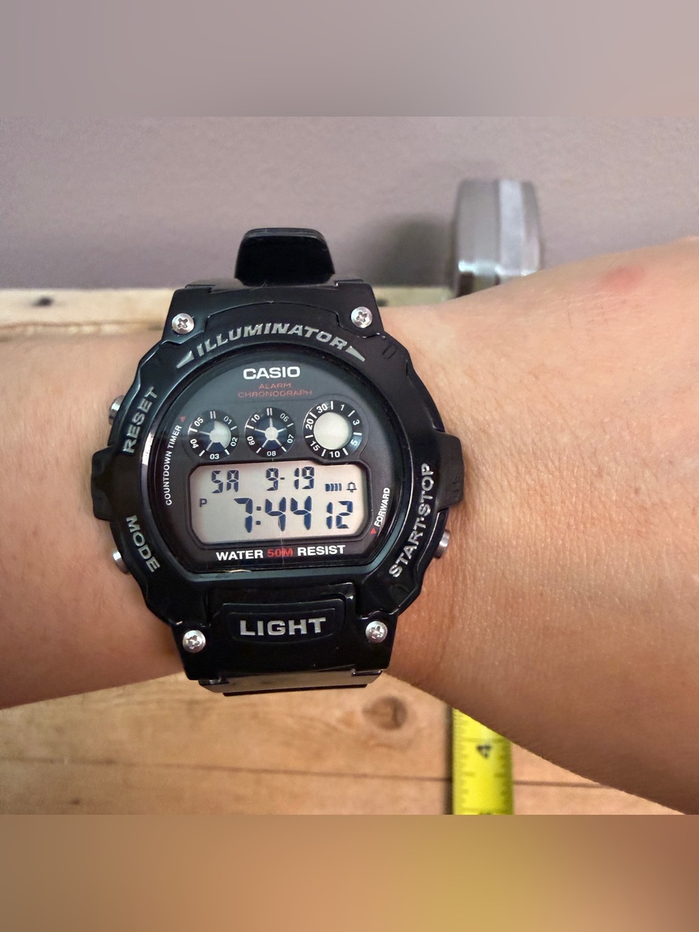 Casio Black Digital Illuminator Watch